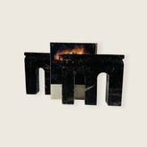 Noir Book End Pair