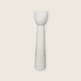 Striated Cup-Top Candle Stand - Medium