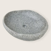 Grey Specked River Stone Sink