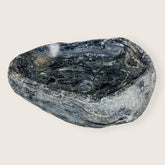 Splashed Midnight Black River Stone Sink