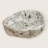 Black And Mustard Spotted River Stone Sink