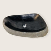 Midnight Black River Stone Sink