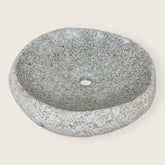 Grey Spotted River Stone Sink