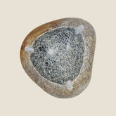 Brown Marked Ash Tray - River Stone