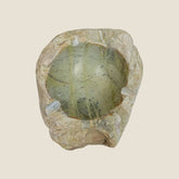Light Green Hued Ash Tray - River Stone