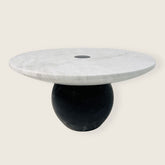 Light Grey Ball Bottom Marble Dessert Stand