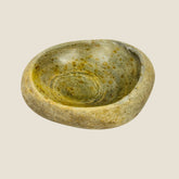 Dull Mustard Spiral Bowl