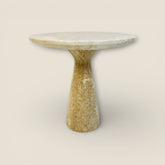 Axis Side Table - Travertine