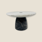 Grey and Black Marble Dessert Stand