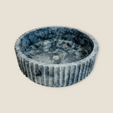Fluted Sink - Black & Blue
