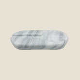 Oval Marble Ash Tray - Gray