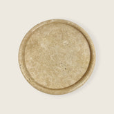 Beige Travertine Plate