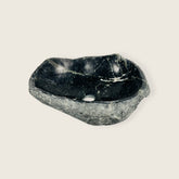 Black Irregular River Stone Sink