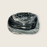 White and Grey Streaked Riverstone Sink