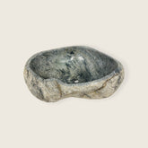 Brown Streaked River Stone Sink