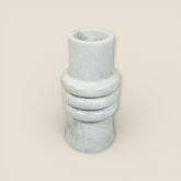 Ringed Marble Vase