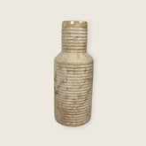 Grooved Marble Vase