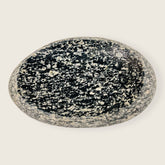 Riverstone Black Blotched Soap Dish
