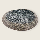 Riverstone Stone Black and White Spotted Soap Dish