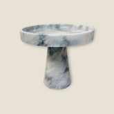 Marble Cake Stand - Gray