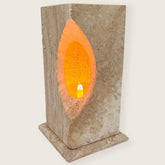 Hollowed Crescent Floor Lamp