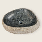Black Speckled Sand River Stone Sink
