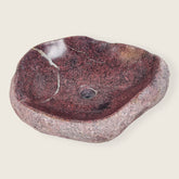 Flaming Red Ringed River Stone Sink