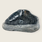 Deep Grey Rippled River Stone Sink