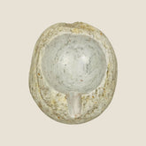 Streaked Eggshell Ash Tray - River Stone