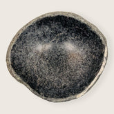 White Rimmed Black Bowl
