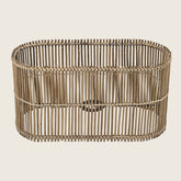 Oval Cane Stick Lamp Shade