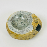 Mustard Shell Ash Tray - River Stone