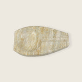 Curved Marble Ash Tray - Travertine
