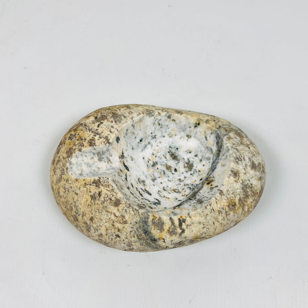 River Stone Mustard Specked Ash Tray