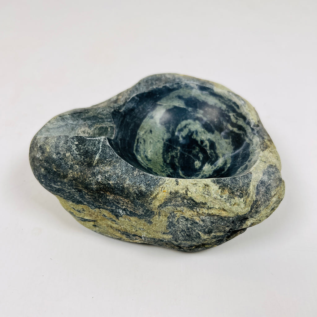 River Stone Lime Swirled Ash Tray