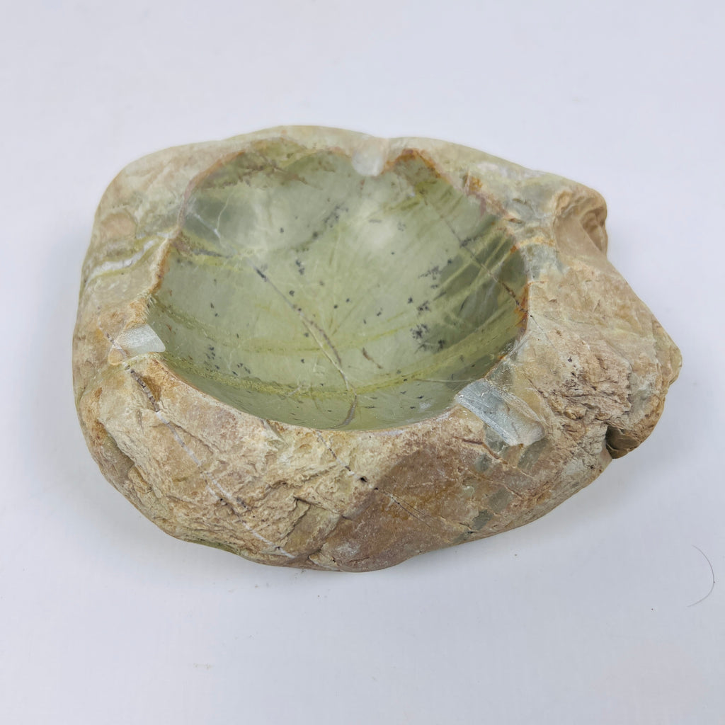 River Stone Light Green Hued Ash Tray