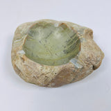 Light Green Hued Ash Tray - River Stone