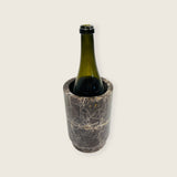 Marble Bottle Holder - Black Veined