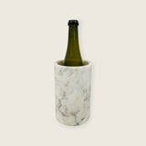 Marble Bottle Holder - White & Yellow