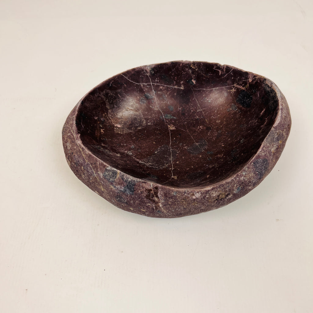 Deep Burgundy Bowl