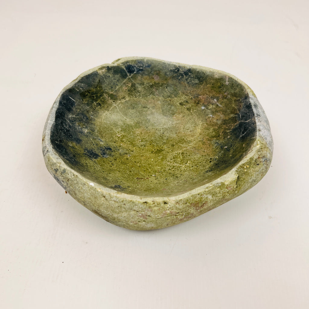 Moss Blue Dipped Bowl