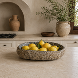 Black And Brown Riverstone Bowl