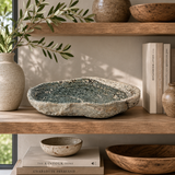 Silver Shore River Stone Bowl