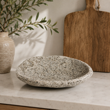 Ivory Veil River Stone Bowl