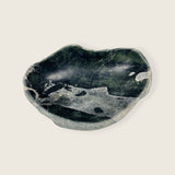 White Marked River Stone Bowl