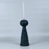Striated Bobble Candle Stand