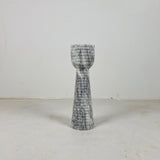 Striated Cup-Top Candle Stand - Small