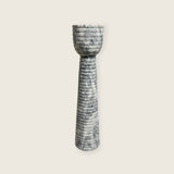 Striated Cup-Top Candle Stand - Medium