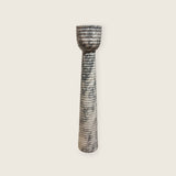Striated Cup-Top Candle Stand - Large