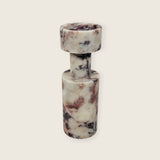 Stud Candle Stand - Red & White